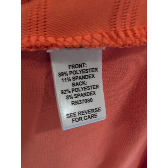 Cato Woman Coral Orange Textured Sleeveless Tank Top Plus Size 26/28W - Picture 4 of 5